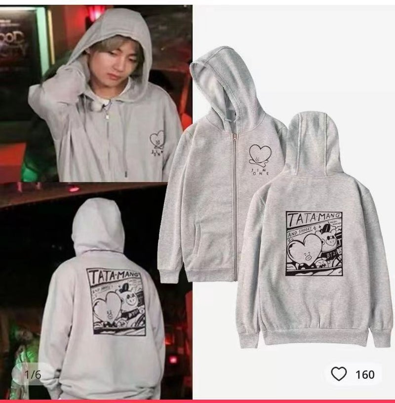 2022 Zipper New Sweater Kpop Trendy Combination Long Sleeve Pullover Casual Loose Hoodie Men And Women - Image 1