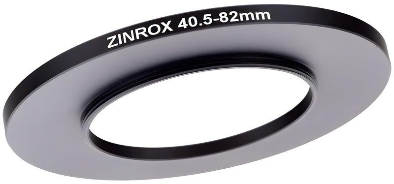 ZINROX® 40.5-82mm Step Up Lens Filter Adapter Ring, Set of 1 Piece - Size : 40.5mm to 82mm Stepping Ring - Image 1