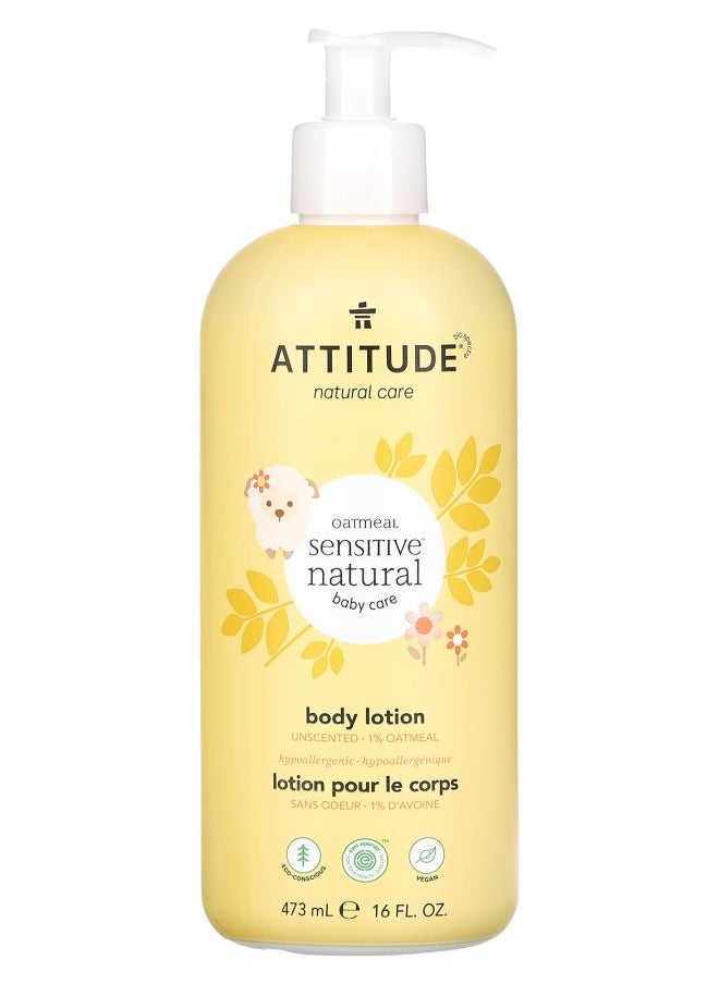 Oatmeal Sensitive Natural  Body Lotion Unscented 16 fl oz (473 ml) - pzsku/ZCA3F2D81126F4C6A3CA5Z/45/_/1731327046/21f7a670-c422-48c8-ba72-3a5c18bbec83