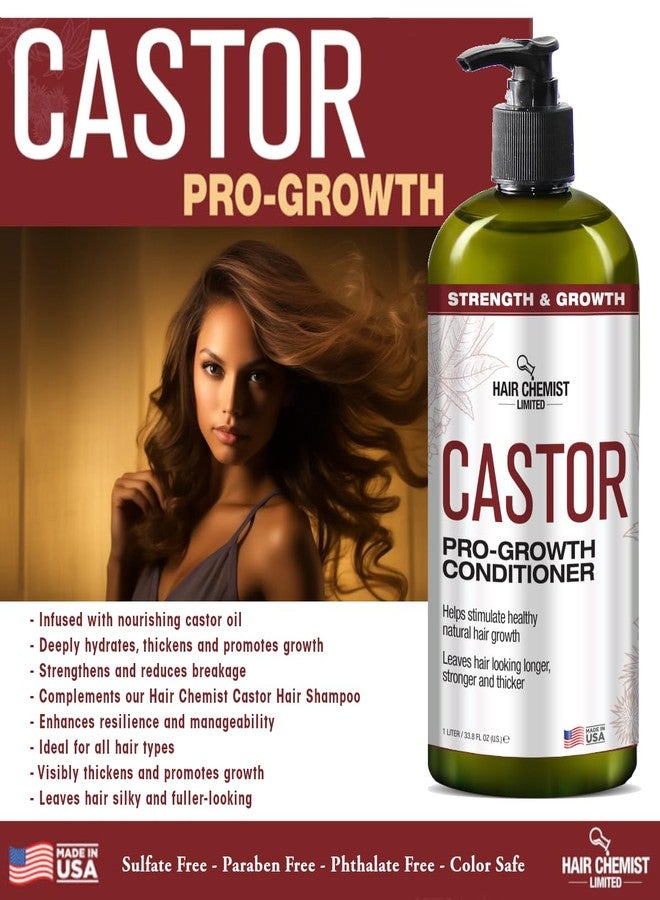 Hair Chemist Castor Pro-Growth Conditioner 33.8 oz. - Nourishing Conditioner with Castor Oil - Image 5