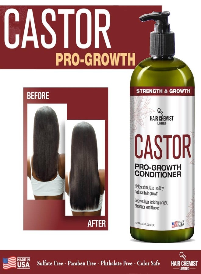 Hair Chemist Castor Pro-Growth Conditioner 33.8 oz. - Nourishing Conditioner with Castor Oil - Image 4