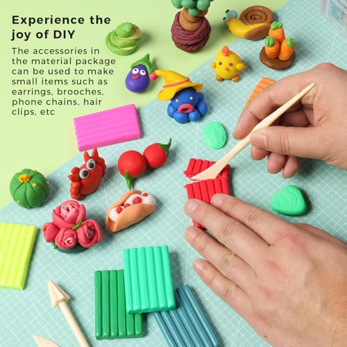 ARTME Polymer Clay, ARTME 82 Colors Clay Kit, Oven Bake Modeling Clay, Creative Polymer Clay Kit with Sculpting Tools and Jewelry Accessories, Non-Toxic, Ideal DIY Clay Gifts for Adults and Teens - Image 2