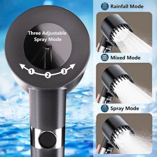 Filtered Shower Head with Handheld 3 Spray Modes High Pressure Shower Head wi... - view 3