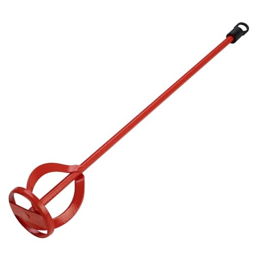 Groz Paint Mixer Rod - 80mm | Suitable with Drill machine | Durable Built | Anti Rust Coating | Paint Mixer for Epoxy Chemicals, Adhesives, Mortar, etc. | Head Diameter: 80mm | PMX/80 - Image 1