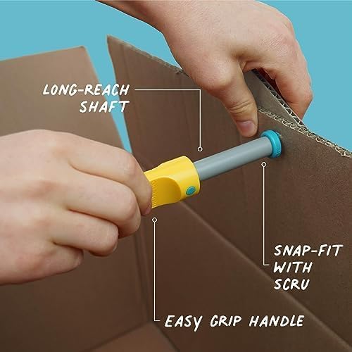 Makedo Create | Upcycled Cardboard Construction Tool Kit In Small Toolbox (260 Pieces) | Stem + Steam Educational Toys For At Home Play + Classroom Learning | Reusable Tools For Boys And Girls Age 5+ - Image 5