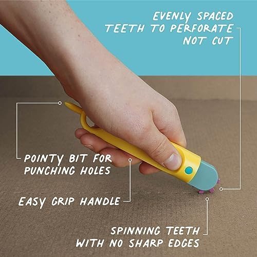 Makedo Create | Upcycled Cardboard Construction Tool Kit In Small Toolbox (260 Pieces) | Stem + Steam Educational Toys For At Home Play + Classroom Learning | Reusable Tools For Boys And Girls Age 5+ - Image 4