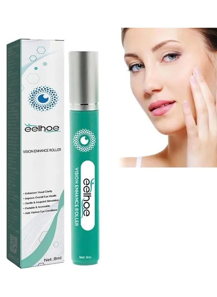 EELHOE - Vision Enhance Roller, Ophthlamed Vision Enhance Roller, Eye Massage Roller, Relieve Eye Strain, Enhances Visual Clarity, Eye Massage to Relieve Fatigue and Improve Vision (1PC) - Image 1
