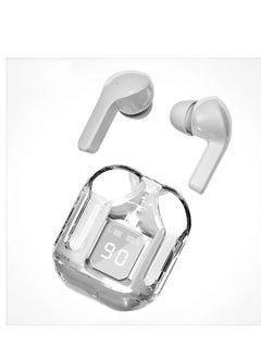 alimoto TWS Wireless Earphones with Digital Display white  - Image 1