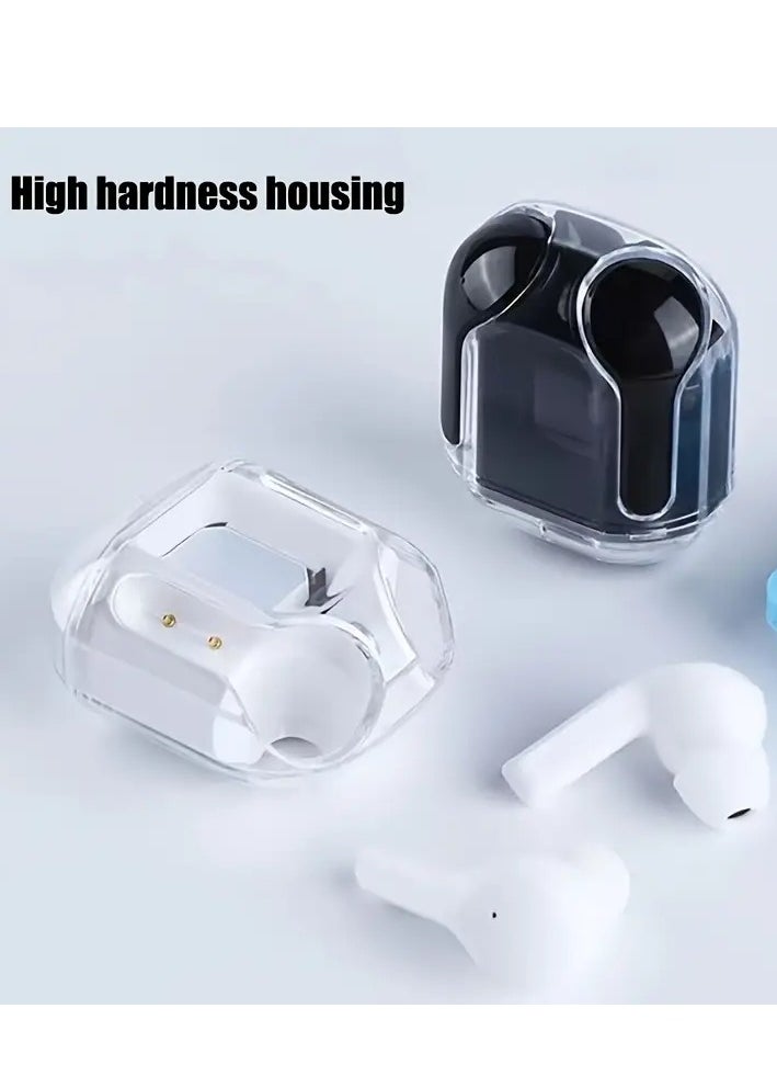 alimoto - TWS Wireless Earphones with Digital Display white - Image 1