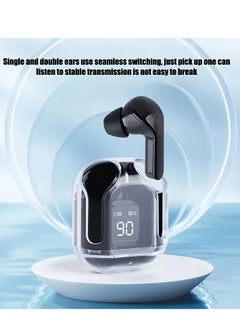 alimoto TWS Wireless Earphones with Digital Display white  - Image 3