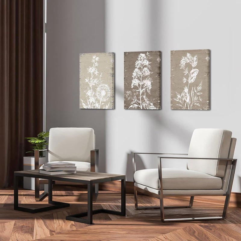 RnnJoile Boho Botanical Prints Canvas Wall Art - Image 4