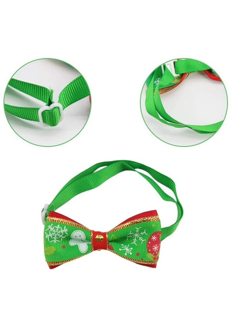 عطلة لقلادة كلب قطة ربطة عنق قابلة للتعديل حزام عنق للعناية متعددة الألوان 3 قطع - Image 3