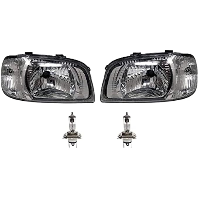 KD Headlight Assembly For Maruti Suzuki Alto Type 2 Headlight With Bulb Right  Left Both Sides 20052012 - Image 1