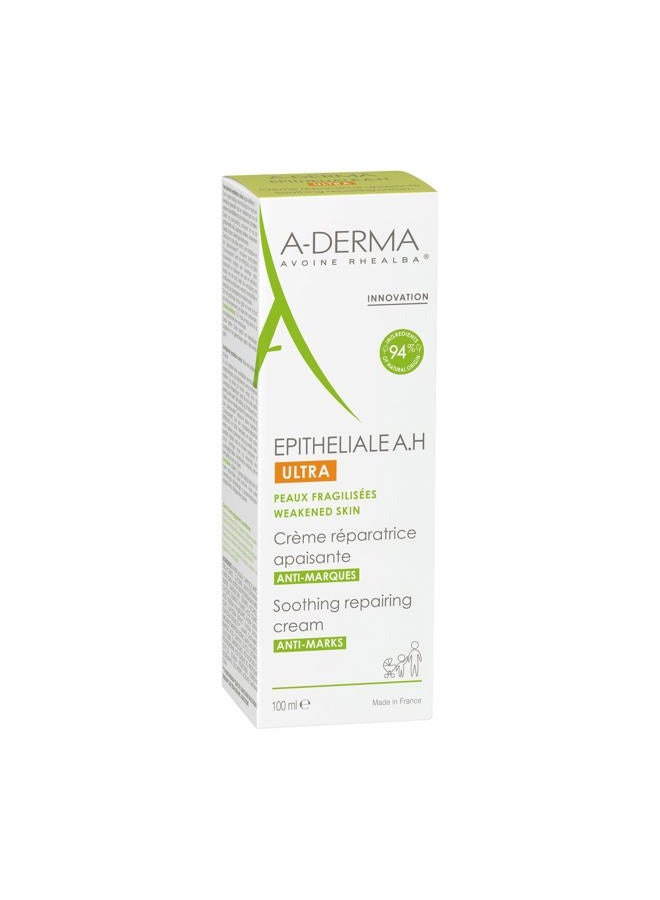 A-DERMA Aderma Epitheliale A.H Ultra Soothing Repairing Cream 100ml - Image 3