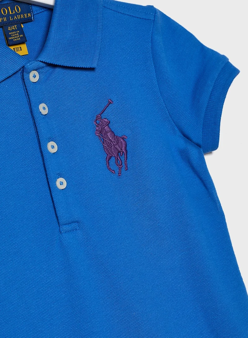 POLO RALPH LAUREN Kids Logo Dress