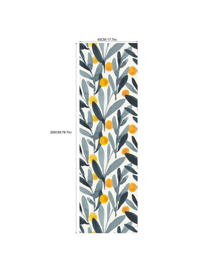Bluejw Watercolor Boho Style Detachable Temporary Wallpaper Modern Minimalist Floral Children's Room Self-adhesive Wallpaper RW300 - Image 1