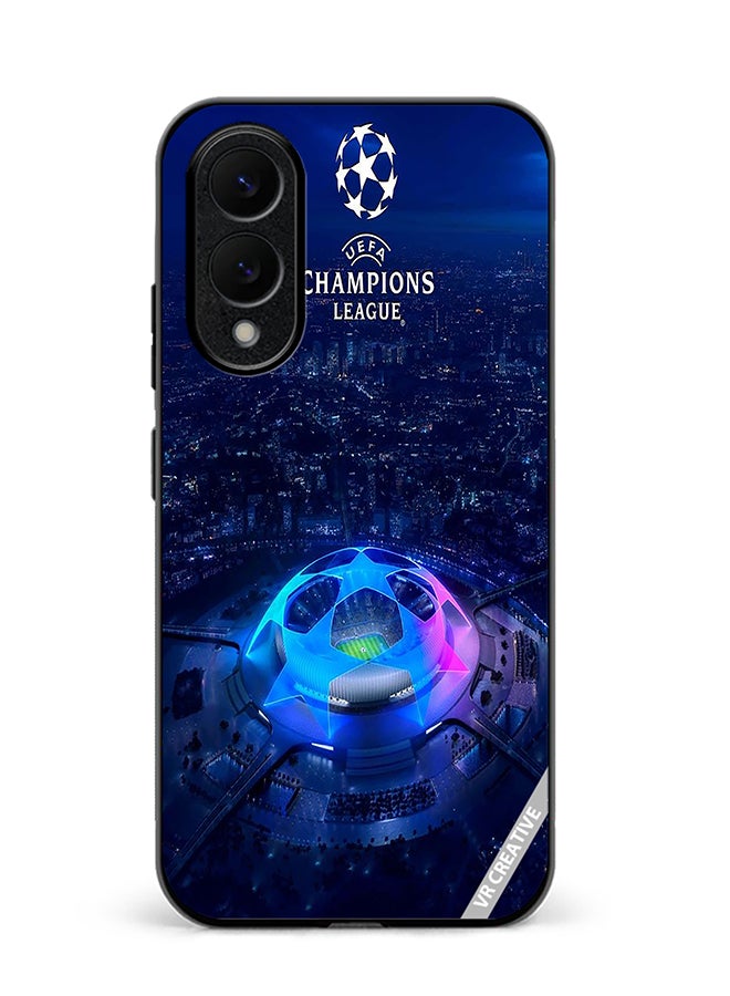 VR CREATIVE Protective Case Cover For Samsung Galaxy S25 Edge Uefa Champion League Design Multicolour