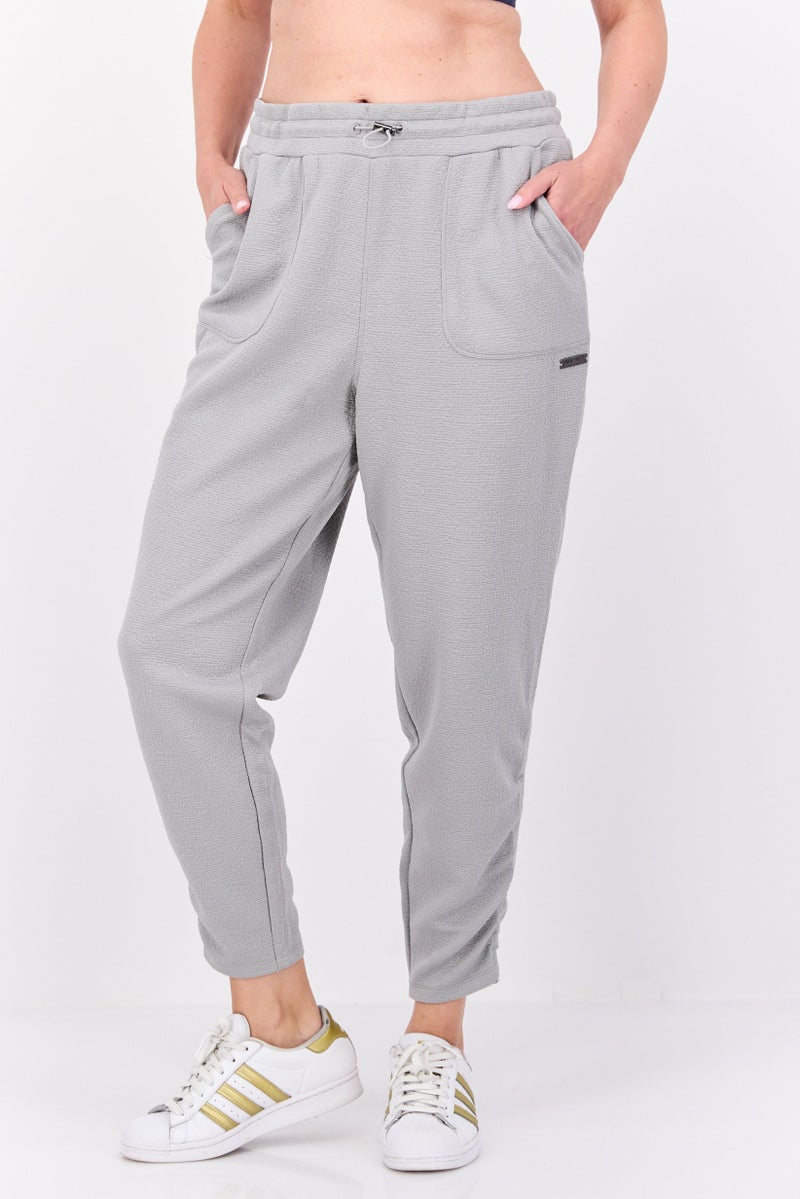 NINE WEST Women Sportswear Fit Training Sweatpants, Grey  - Image 1