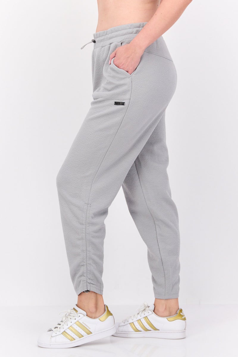 NINE WEST Women Sportswear Fit Training Sweatpants, Grey - Image 2