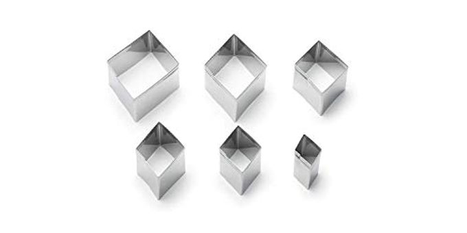 Fox Run 3612 Run Diamond Cookie cutters, 4 x 4 x 0.25 inches, Metallic - Image 2