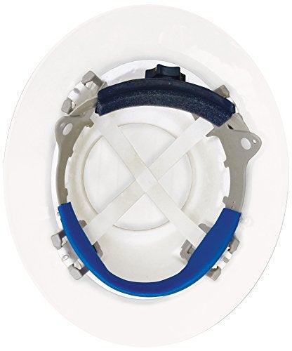 ERB Safety Products 19431 Americana Full Brim Vent Mega Ratchet, Size: 6 1/2 - 8, White, Medium - Image 2
