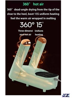 ELTRAZONE Electric Boots Dryer with Adjustable Drying Rack & 30/60/120/180min Timer – Glove Dryer & Boot Warmer for Sweaty Shoes, Sneakers & Boots – Efficient Shoe Drying System for Wet Footwear  - Image 2