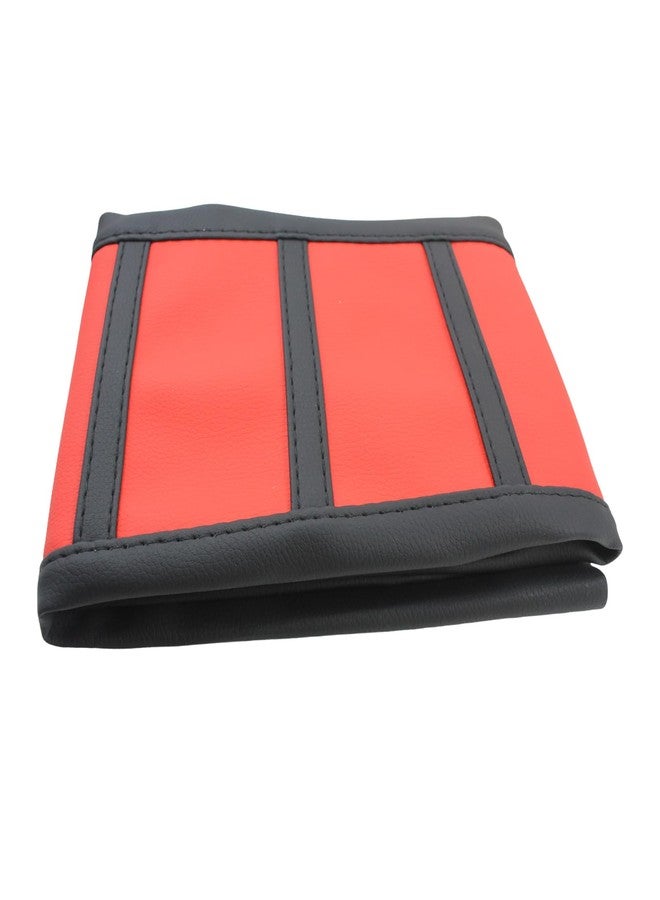 TIRGE Motorcycle Seat Cover Rubber Striped Grip Gripper Soft Universal for cr125 cr250 crf250f crf450f cr250r cr450r crf230f (Red) - Image 1