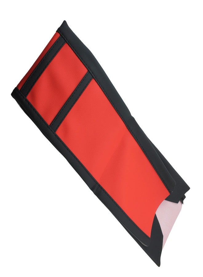 TIRGE Motorcycle Seat Cover Rubber Striped Grip Gripper Soft Universal for cr125 cr250 crf250f crf450f cr250r cr450r crf230f (Red) - Image 4