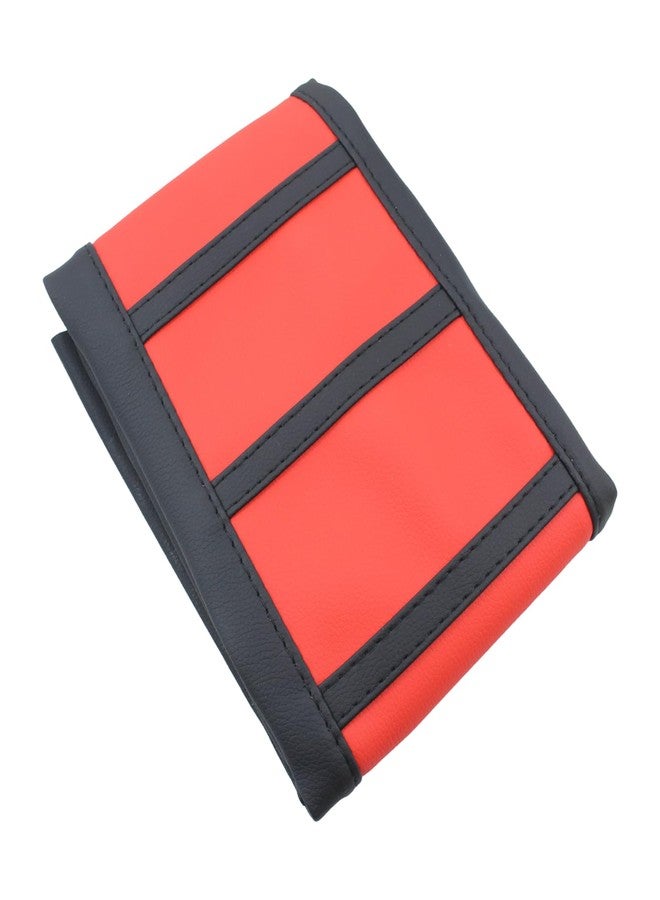 TIRGE Motorcycle Seat Cover Rubber Striped Grip Gripper Soft Universal for cr125 cr250 crf250f crf450f cr250r cr450r crf230f (Red) - Image 2