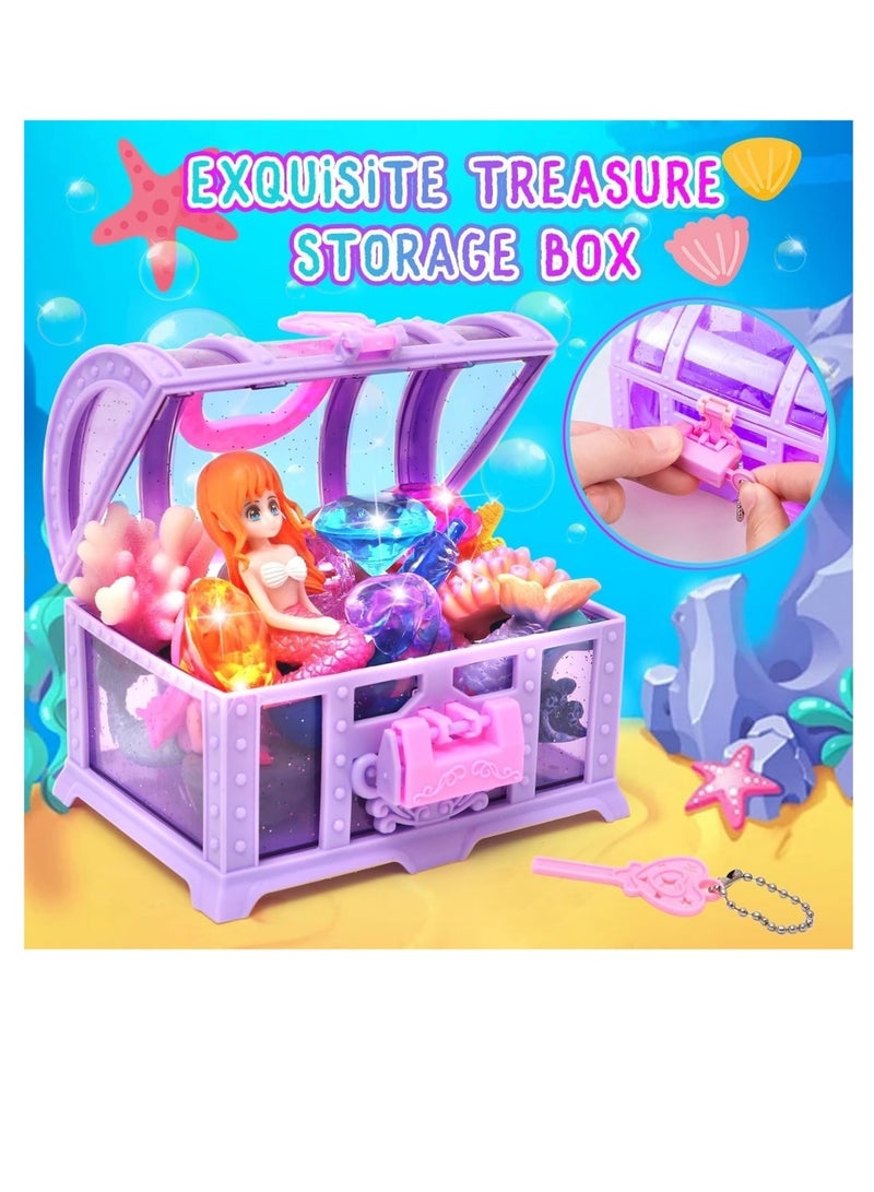 DAILYCHIC 18Pcs Mermaid Diving Pool Toys,Swimming Toys for Kids,Sinking Set Underwater Dive Gifts with Storage Box,Suitable for Swimming, Seaside, Diving, Outdoor Activities - Image 4