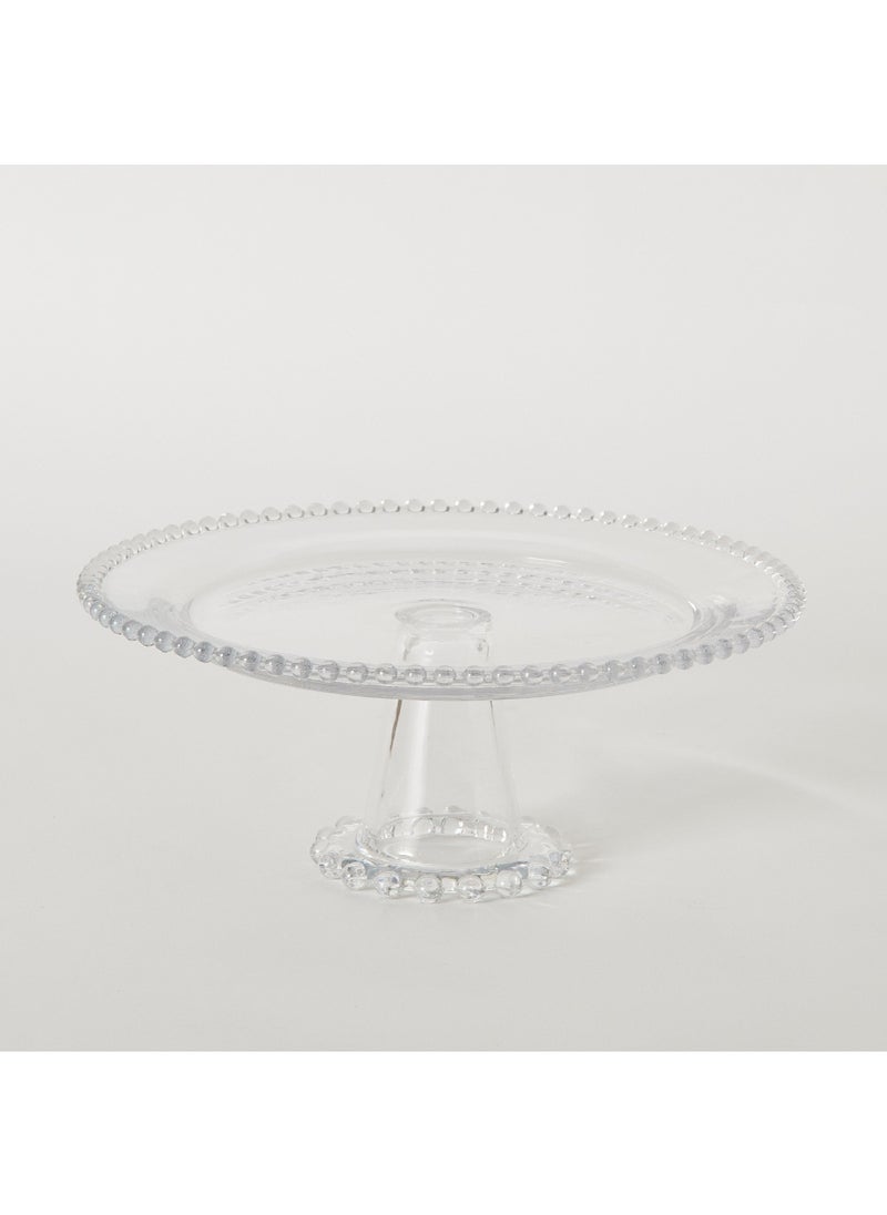 Home Box Merriam Beaded Cake Stand with Pedestal 30.5 x 11.5 x 30.5 cm  - Image 5