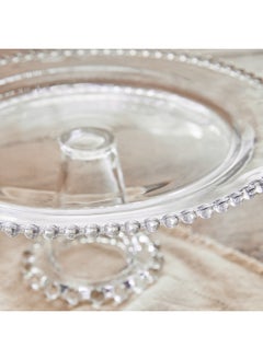 Home Box Merriam Beaded Cake Stand with Pedestal 30.5 x 11.5 x 30.5 cm  - Image 3