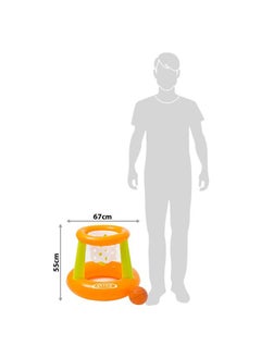 INTEX Floating Hoops Basketball Game Colors May Vary  - Image 4