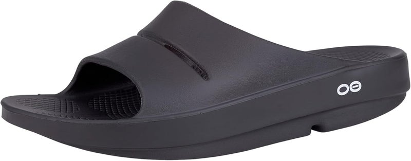 OOFOS Unisex OOahh Post Exercise Active Sport Recovery Slide Sandal - Black - Image 1