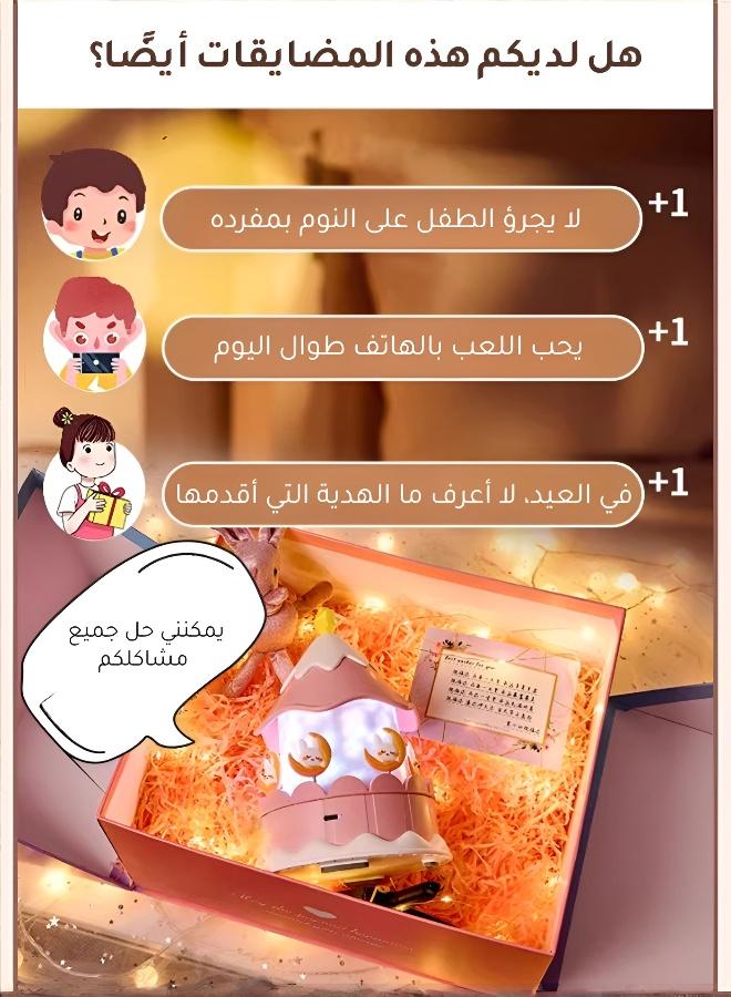 جهاز عرض ضوئي موسيقي ليلي للأطفال مع دوران 360 درجة - Image 5