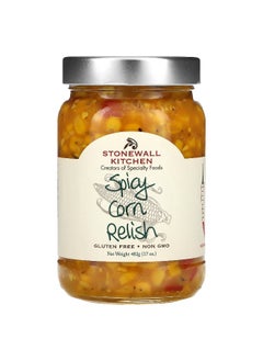 Stonewall Kitchen, Spicy Corn Relish, Medium, 17 oz (482 g)
