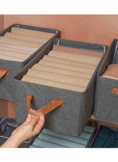 Generic Clothes and closet organizer box with cover - fabric material x metal support ML  - Image 3