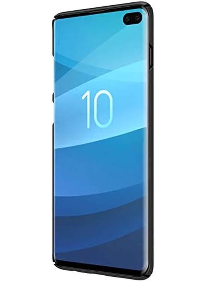 Nillkin Super Frosted Shield Series Cover Case Designed For Samsung Galaxy S10 Plus Black - Image 5