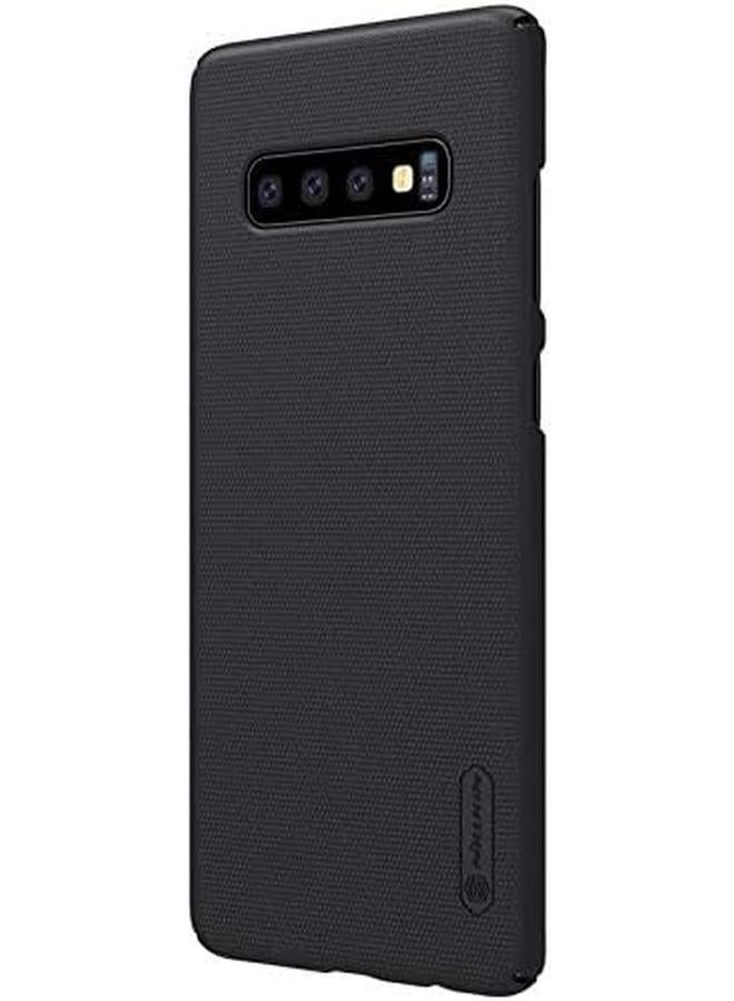 Nillkin Super Frosted Shield Series Cover Case Designed For Samsung Galaxy S10 Plus Black - Image 4