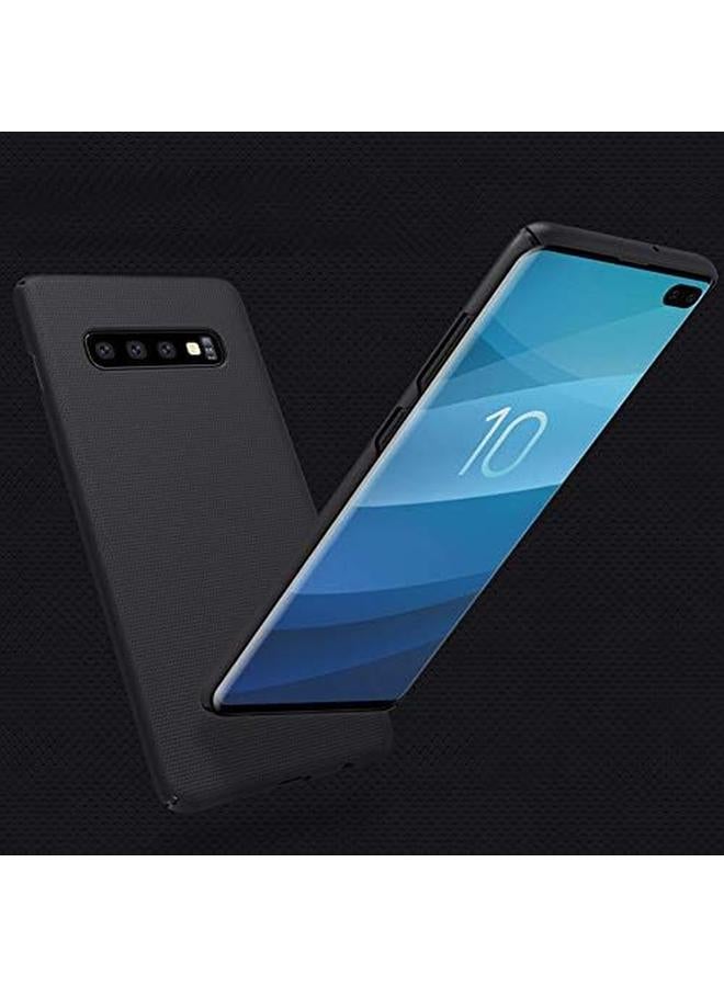 Nillkin Super Frosted Shield Series Cover Case Designed For Samsung Galaxy S10 Plus Black - Image 2