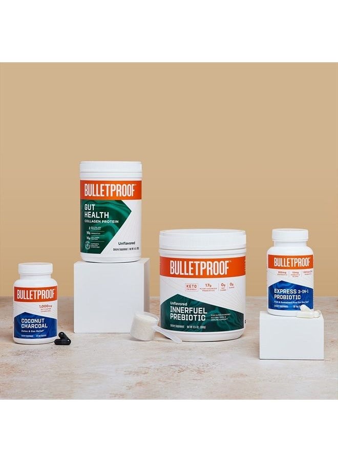 Bulletproof - Express 3-in-1 Probiotic, 90 Count, Supplement for Fast and Sustained Gut Health - Image 1
