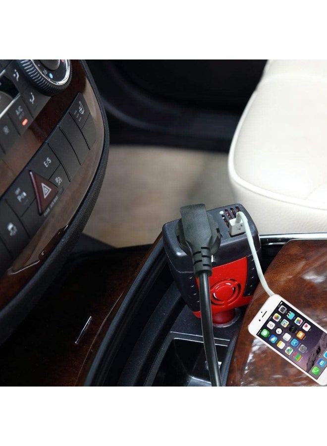 150W Car Power Inverter – 12V DC to 220V AC Converter with 5V USB Port - Image 2