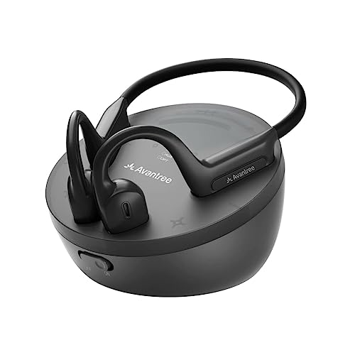 Avantree Medley Air - Wireless Earbuds for TV Listening with Clear Dialogue, Open-Ear Design for Surrounding Awareness, Bluetooth Transmitter & Headphones Charging Dock 2 in 1, Soundbar Passthrough - Image 1