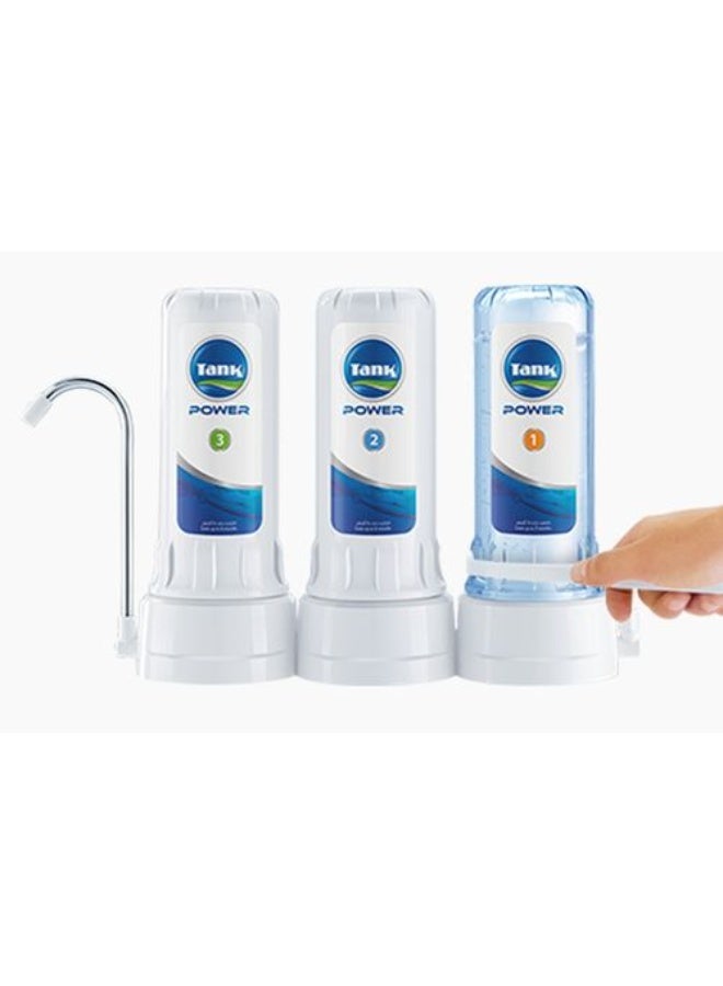 Tank 3-Stage Water Filter with X2 Power Cartridges and MicroShield Technology - Image 2