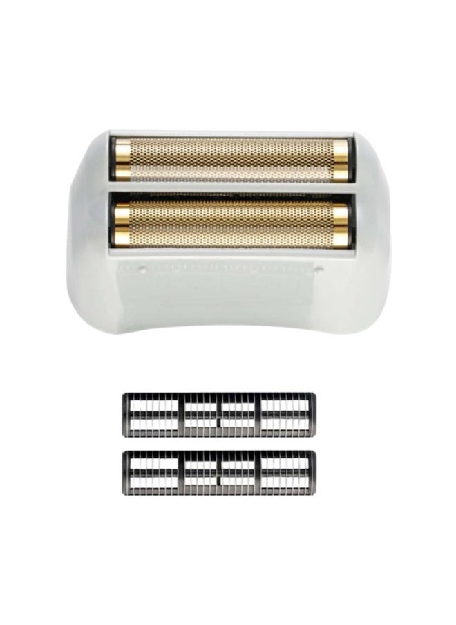 swinonline - Swinonline An-dis 17150/17160/17155/17200 Shaver ProFoil Lithium Replacement Foil and Cutters - Gold, White - Men's Grooming - Electric Shaver - Battery Powered - Non-Rechargeable - Image 1