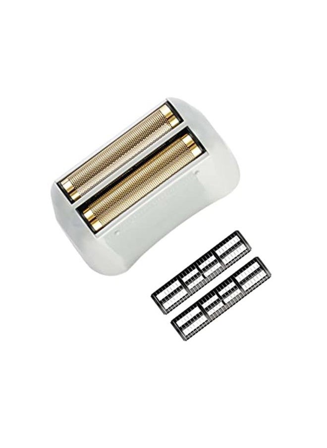 swinonline - Swinonline An-dis 17150/17160/17155/17200 Shaver ProFoil Lithium Replacement Foil and Cutters - Gold, White - Men's Grooming - Electric Shaver - Battery Powered - Non-Rechargeable - Image 1