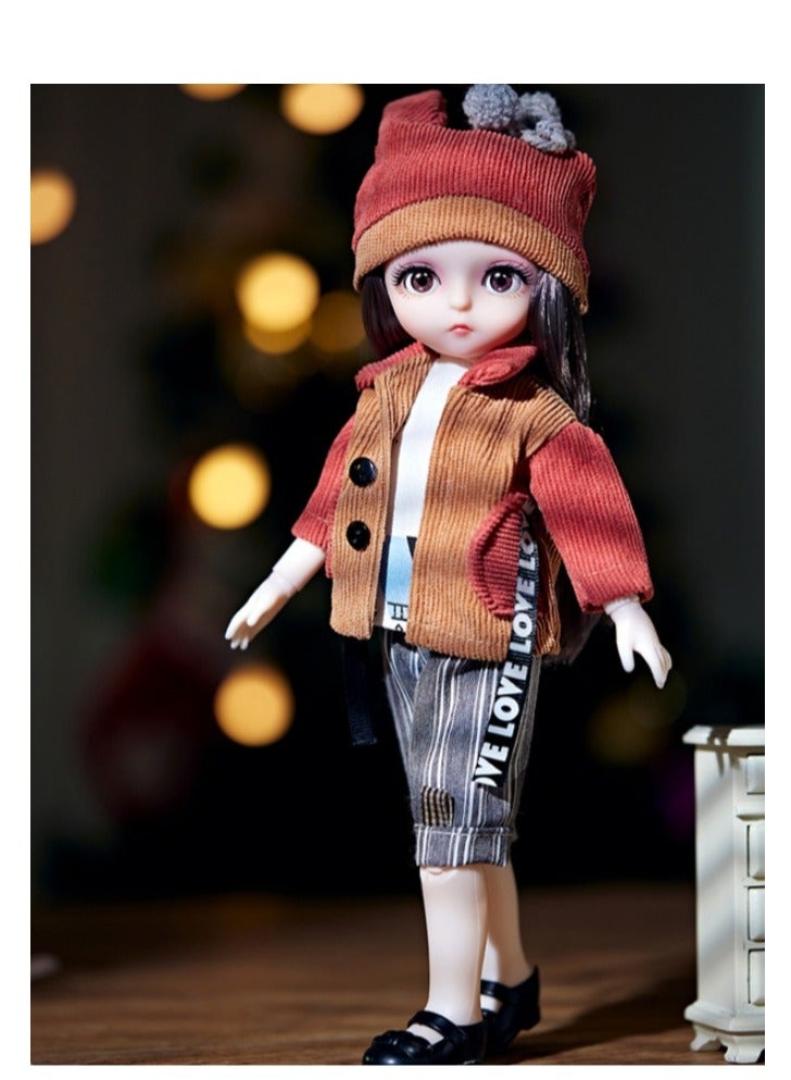 XiuWoo Clothes Changing Girl's Toy Doll Fashion Models Beauty Princess Baby Lovely Dolls Perfect Birthday Gifts - Image 1
