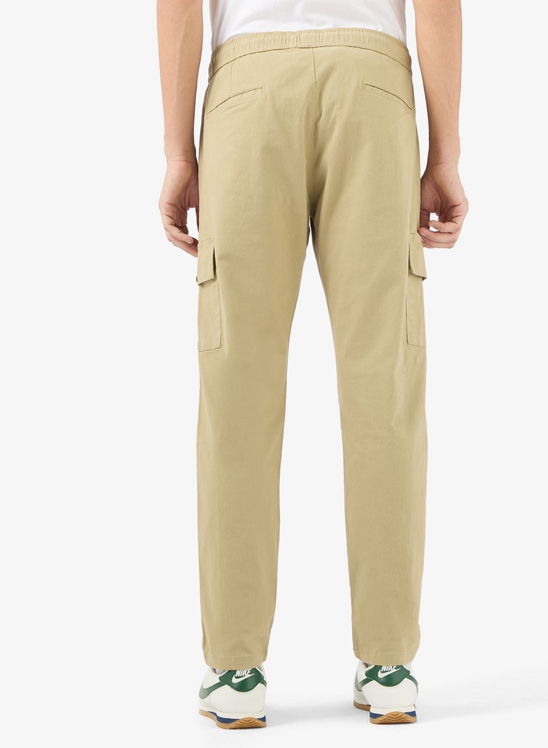 سفنتي فايف بنطلون كارجو بقصة ضيقة فاخرة - Image 3