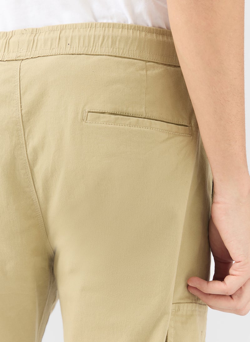 سفنتي فايف بنطلون كارجو بقصة ضيقة فاخرة - Image 5