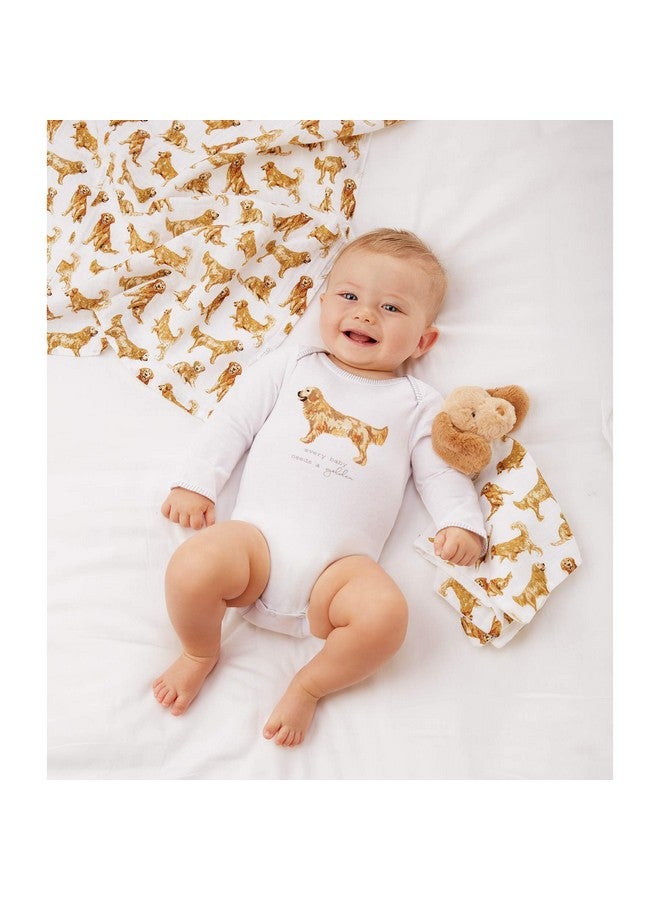 Mud Pie Golden Retriever Dog Woobie, Tan - Image 4